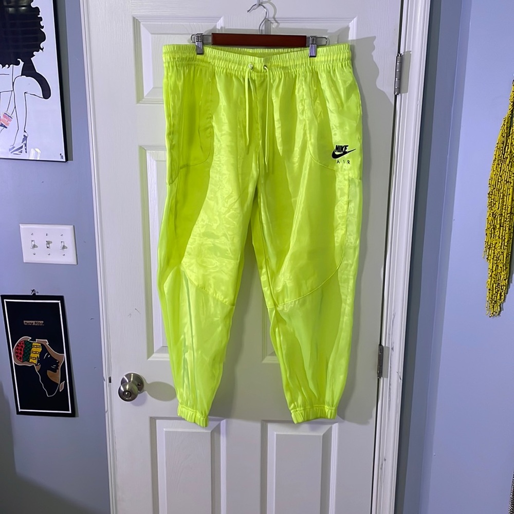 Nike Neon Yellow Ankle Joggers